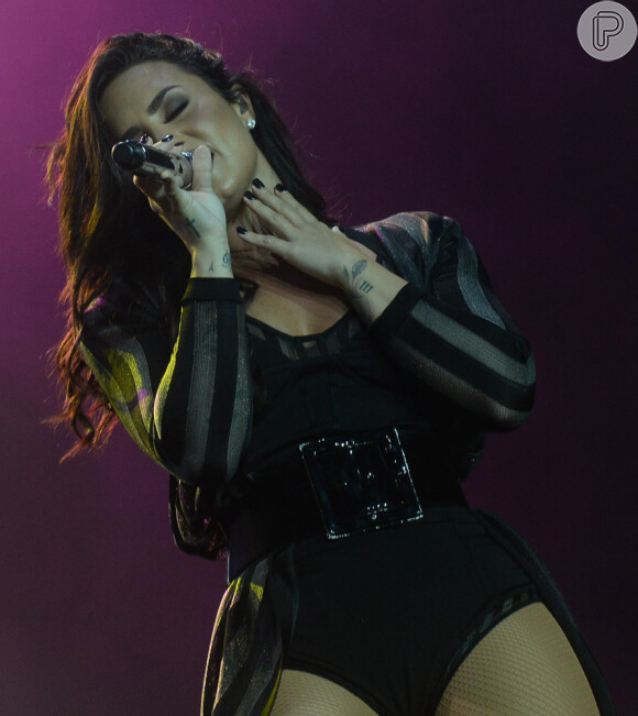 Demi Lovato arrebatou o público de São Paulo neste sábado, 10 de dezembro de 2016, durante o Z Festival