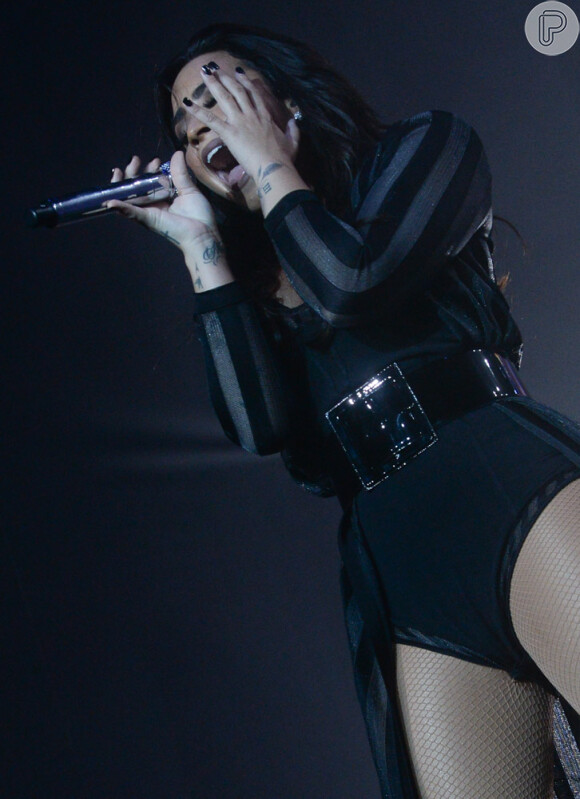 Demi Lovato arrebatou o público de São Paulo neste sábado, 10 de dezembro de 2016, durante o Z Festival