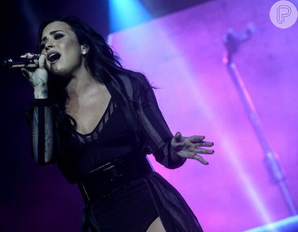 Demi Lovato arrebatou o público de São Paulo neste sábado, 10 de dezembro de 2016, durante o Z Festival