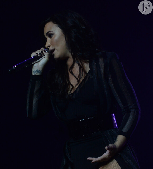 Demi Lovato arrebatou o público de São Paulo neste sábado, 10 de dezembro de 2016, durante o Z Festival