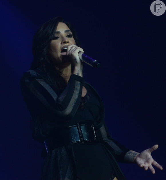 Demi Lovato arrebatou o público de São Paulo neste sábado, 10 de dezembro de 2016, durante o Z Festival