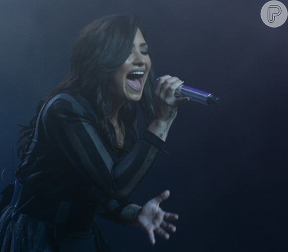 Demi Lovato arrebatou o público de São Paulo neste sábado, 10 de dezembro de 2016, durante o Z Festival