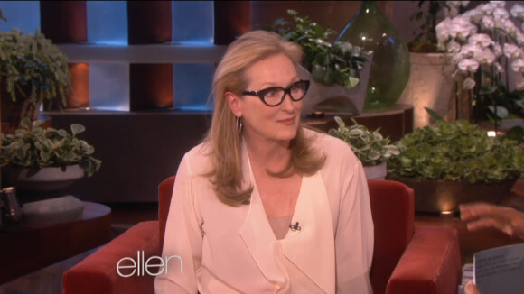 Mery Streep provou porque merece mais um Oscar no programa de Ellen DeGeneres