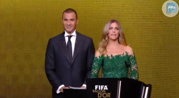 A bela apresentou o Bola de Ouro da Fifa, no dia 13 de janeiro, em Zurique