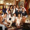 O elenco jovem da trama no lançamento da novela 'Em Família' na manhã desta quarta-feira, 22 de janeiro de 2014 no Rio de Janeiro