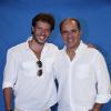 Nando Rodrigues e Humberto Martins no lançamento da novela 'Em Família' na manhã desta quarta-feira, 22 de janeiro de 2014 no Rio de Janeiro