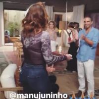 Vídeo: Reynaldo Gianecchini festeja com Claudia Raia 5 anos de cura do câncer