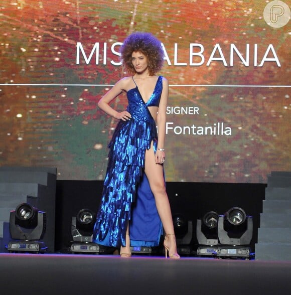 Miss Albânia, Lindita Idrizi tem 20 anos e exibe seu cabelo poderoso!