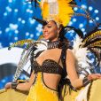 A Miss Curaçao brilhou ao mostrar a roupa típica de seu país. Chanelle de Lau tem 21 anos