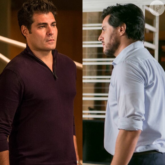Ciro (Thiago Lacerda) e Augusto (Ricardo Tozzi) se enfrentam, na novela 'A Lei do Amor', a partir de 9 de fevereiro de 2017