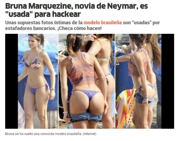 Bruna Marquezine é conhecida na Espanha por ser namorada de Neymar, jogador do Barcelona