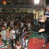 Ana Furtado mostra que tem samba no pé durante ensaio na quadra da escola de samba carioca Grande Rio em Duque de Caxias, na noite desta terça-feira, 18 de fevereiro de 2014