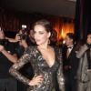 Paloma Bernardi foi com um vestido da grife Trinitá para o Baile da Vogue