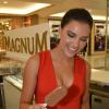 Mariana Rios participou da inauguração da loja Magnum, no shopping Iguatemi, em São Paulo, nesta quinta-feira, 20 de fevereiro de 2014
