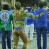 Sabrina Sato samba de body bordado à mão e rouba a cena na Marquês de Sapucaí, no Rio