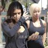 Kim Kardashian foi fotografada na última quarta-feira, 5 de março de 2014, na Califórnia, gravando uma entrevista com a sua melhor amiga, Blac Chyna, para o reality show 'Keeping Up With The Kardashians'
