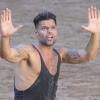 Ricky Martin grava clipe de música para a Copa do Mundo no Brasil 2014 no Mirante do Leblon, na Zona Sul do Rio de Janeiro, nesta terça-feira, 11 de março de 2014