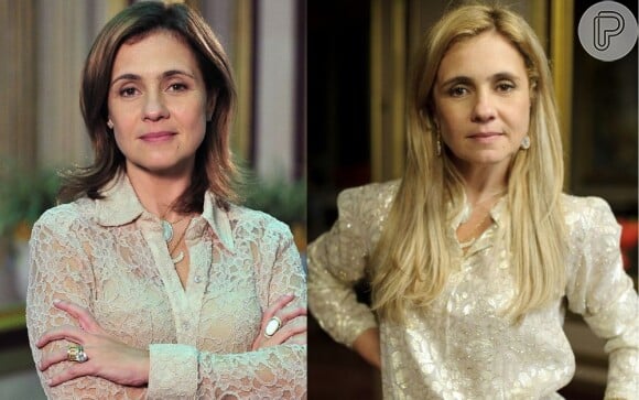 Adriana Esteves usou dois cortes e tonalidades de loiro para viver a malvada Carminha em 'Avenida Brasil' (2012)