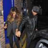 Nicole Scherzinger e Lewis Hamilton foram flagrados saindo de restaurante juntos em Los Angeles, nos Estados Unidos, em janeiro de 2014
