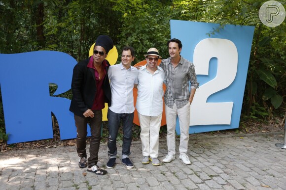 Rodrio Santoro esteve no Rio de Janeiro para lançar o filme 'Rio 2'
