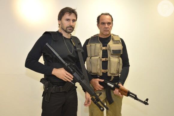 Humberto Martins e Murilo Rosa fazem workshop para papéis em filme policial