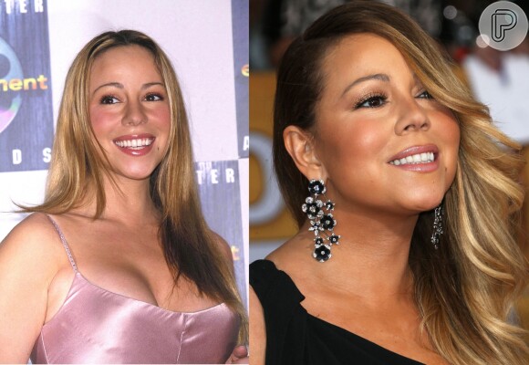 Fontes da imprensa internacional afirmam que Mariah Carey afinou o nariz, mas a cantora nega a plástica