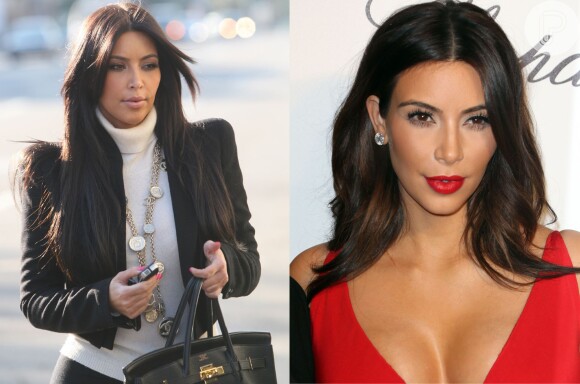 Kim Kardashian já teria feito várias plásticas, entre elas no nariz e nos seios. Segundo a revista 'Ok!', ela ainda é adepta das aplicações de botox desde os 20 anos de idade