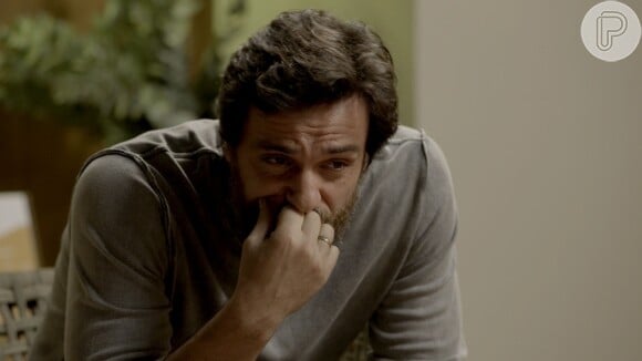 Caio (Rodrigo Lombardi) fica arrasado com rejeição de Bibi (Juliana Paes), na novela 'A Força do Querer'