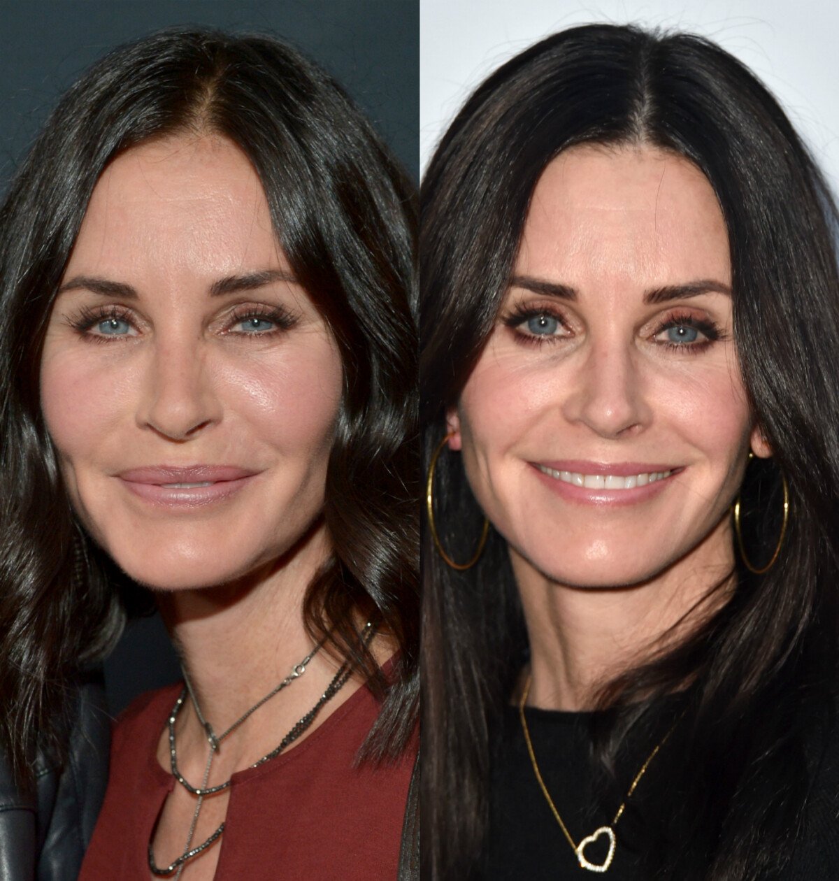 Courteney Cox abandona preenchimento e surpreende com rosto mais natural.  Fotos! - Purepeople