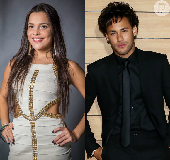 Emilly Araújo pediu ajuda de promoter para conhecer Neymar durante a festa de aniversário do jogador de vôlei Bruninho, comemorada no último sábado, 24 de junho de 2017