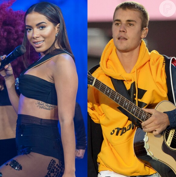 Anitta negou parceria com Justin Bieber após rumores de dueto com astro canadense nesta terça-feira, 27 de junho de 2017