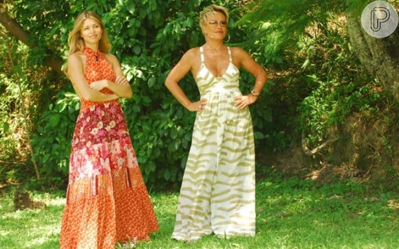 Em 2009, Grazi Massafera participou do 'Mais Você' e exibiu um look floral