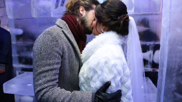 Luan Santana dá beijo em fã em 'casamento' em festa junina na Paraíba. Fotos!