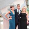 Shailene Woodley, Theo James e Kate Winslet divulgam o filme 'Divergente'