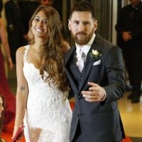 Neymar prestigia casamento de Lionel Messi e Antonella Roccuzzo: 'Felicidades'