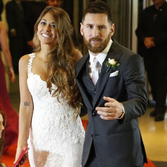 Casamento de Lionel Messi e Antonella Roccuzzo aconteceu em Rosário, na Argentina, em 30 de junho de 2017