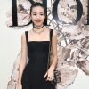 Jing Li prestigiou o desfile de alta-costura que celebrou os 70 anos da Dior, em Paris, na França, em 3 de julho de 2017