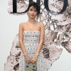 A it girl Jeanne Damas, fundadora do Rouje, prestigiou o desfile de alta-costura que celebrou os 70 anos da Dior, em Paris, na França, em 3 de julho de 2017