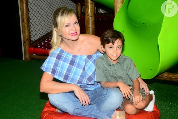 Eliana já é mãe de Arthur, de 5 anos, do casamento com João Marcelo Bôscoli