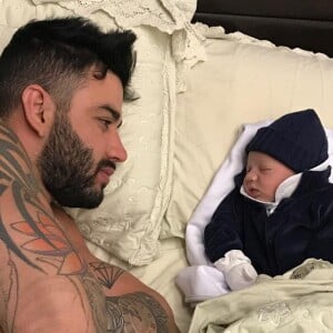 Gabriel, filho de Gusttavo Lima e Andressa Suita nasceu com 3.510kg e 51cm