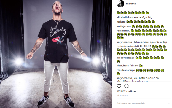 Maluma é bombardeado por fãs de Anitta no Instagram