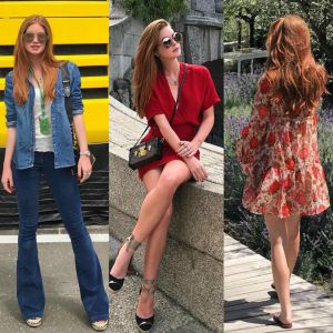 Saiba tudo sobre os looks usados por Marina Ruy Barbosa durante a viagem da atriz à Europa