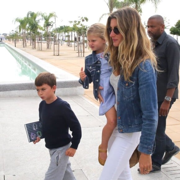 Gisele Bündchen é mãe de Benjamin e Vivian Lake