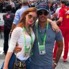 Marina Ruy Barbosa acompanha o noivo, Xande Negrão, no GP de Fórmula 1 na Áustria, neste domingo, 09 de julho de 2017