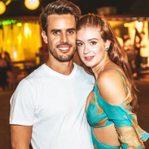 Marina Ruy Barbosa recebeu o carinho do noivo, Xande Negrão, em seu aniversário