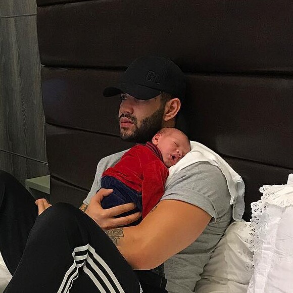 Gusttavo Lima postou foto com o filho, Gabriel, no Instagram nesta segunda-feira, 10 de julho de 2017