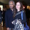 Gilberto Gil conferiu a peça ao lado da esposa, Flora Gil