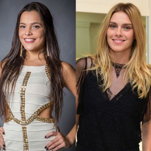 Campeã do 'BBB17', Emilly Araújo foi tietada por Carolina Dieckmann após prestigiar atriz em peça na terça-feira, 12 de julho de 2017