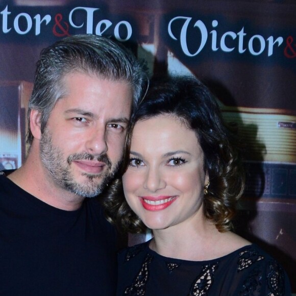 Victor Chaves acabou defendido pela mulher, Poliana Bagatini