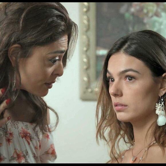 Ritinha (Isis Valverde) pede ajuda de Bibi (Juliana Paes) para falsificar o exame de DNA de Ruyzinho na novela 'A Força do Querer'